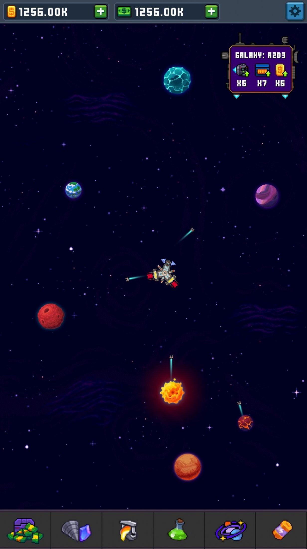 銀河自動采礦機(jī)游戲安卓版(galaxy auto miner)截圖1