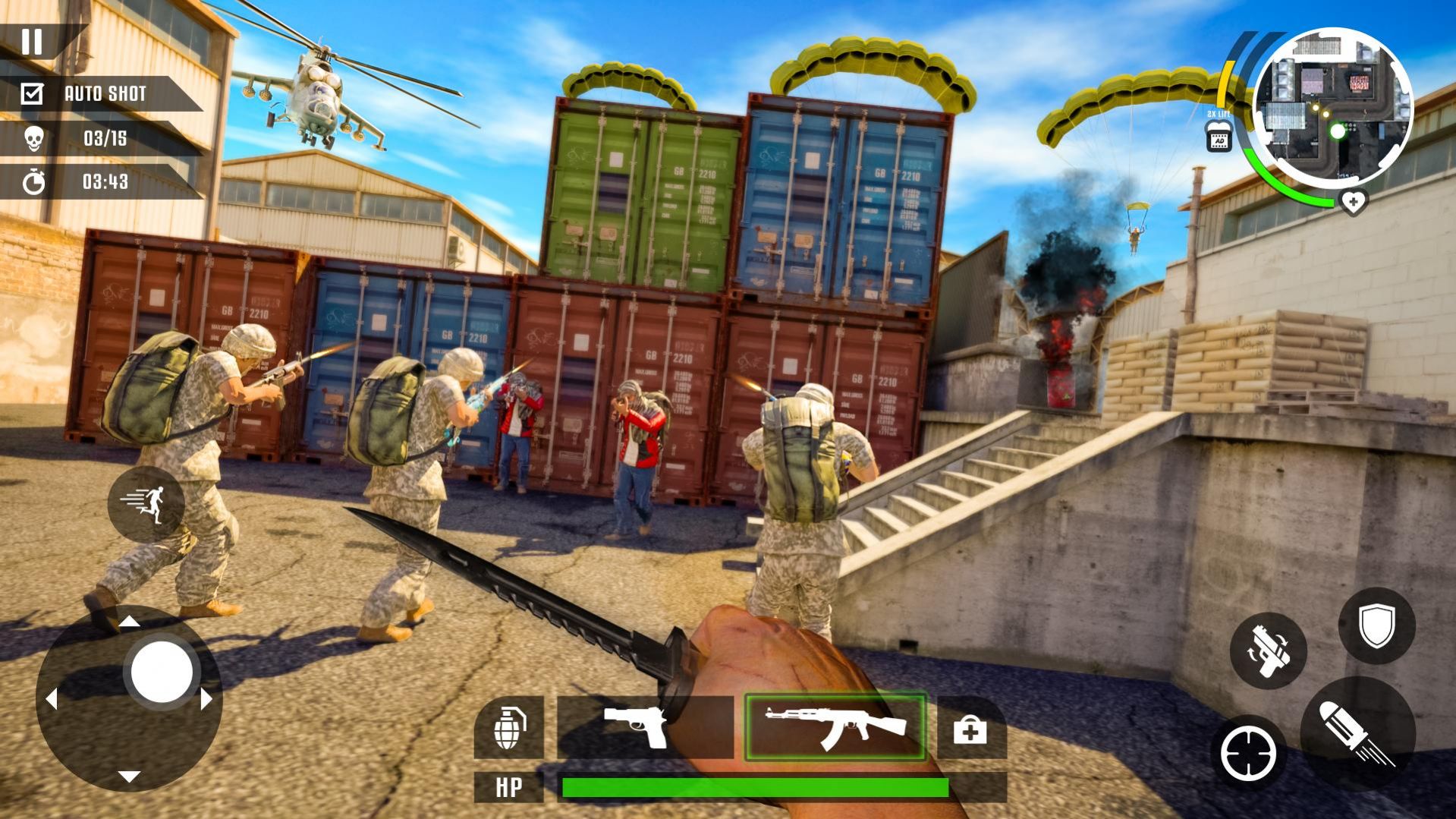 實(shí)彈射擊戰(zhàn)場游戲安卓版（Real Gun Shooting Fps Strike）截圖4