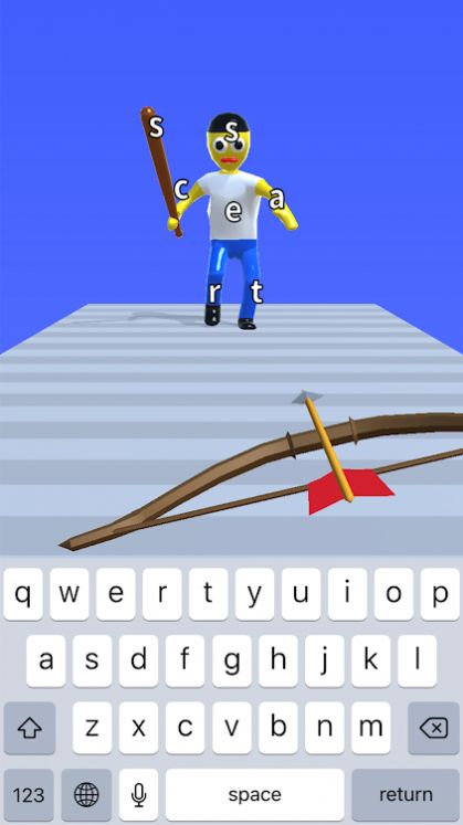 打字射箭游戲安卓版（hidden typing）截圖2