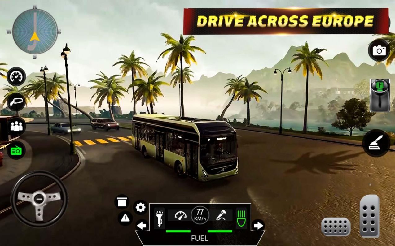 公交車停車駕駛游戲安卓版（Bus Simulation）截圖2