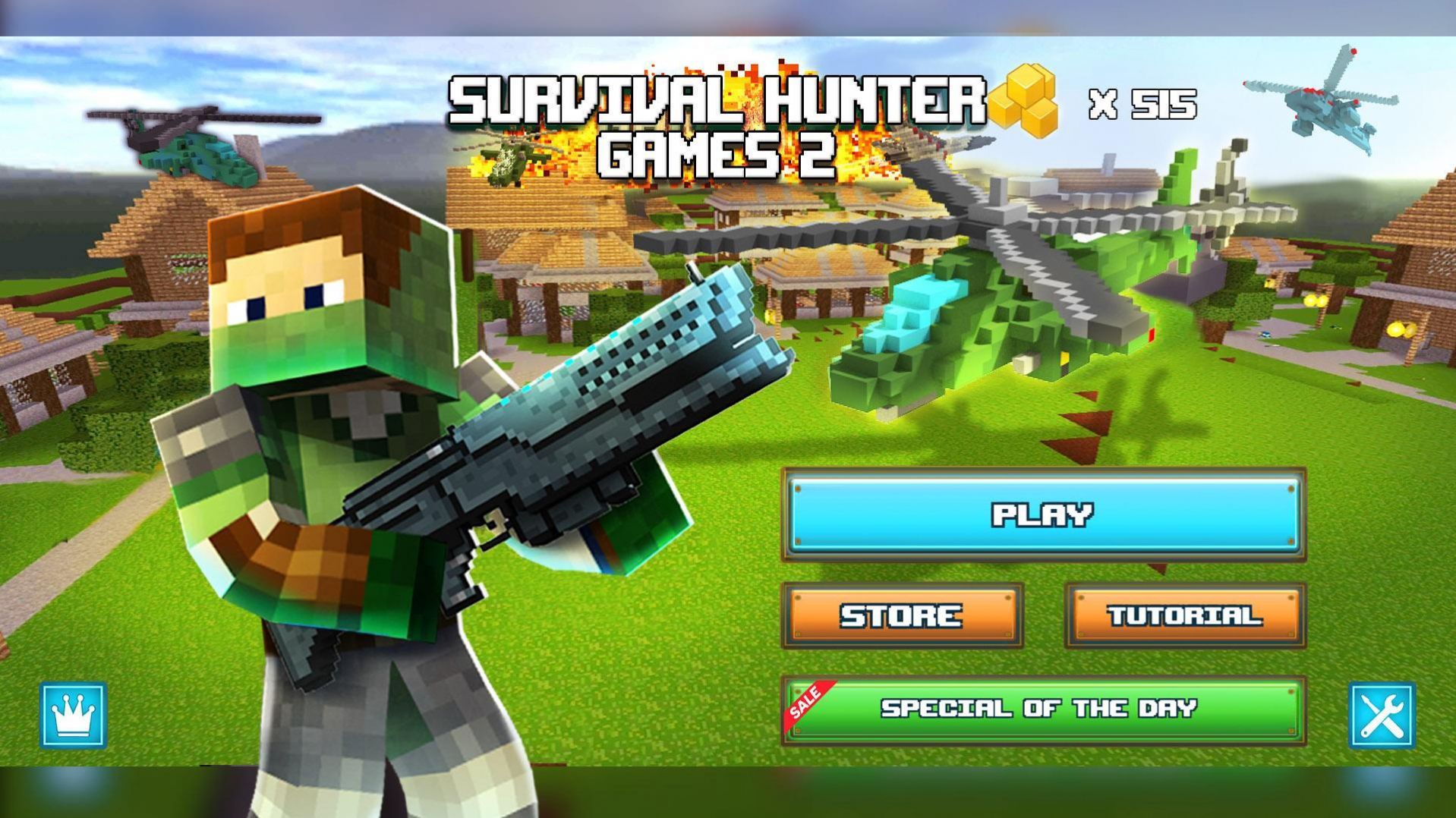 生存獵人射擊游戲中文版（The Survival Hunter Games 2 ）截圖1