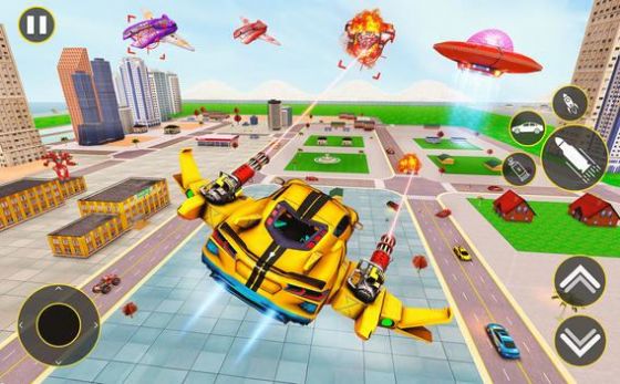 飛行出租車(chē)機(jī)器人游戲安卓版（Flying Taxi Robot Game）截圖2