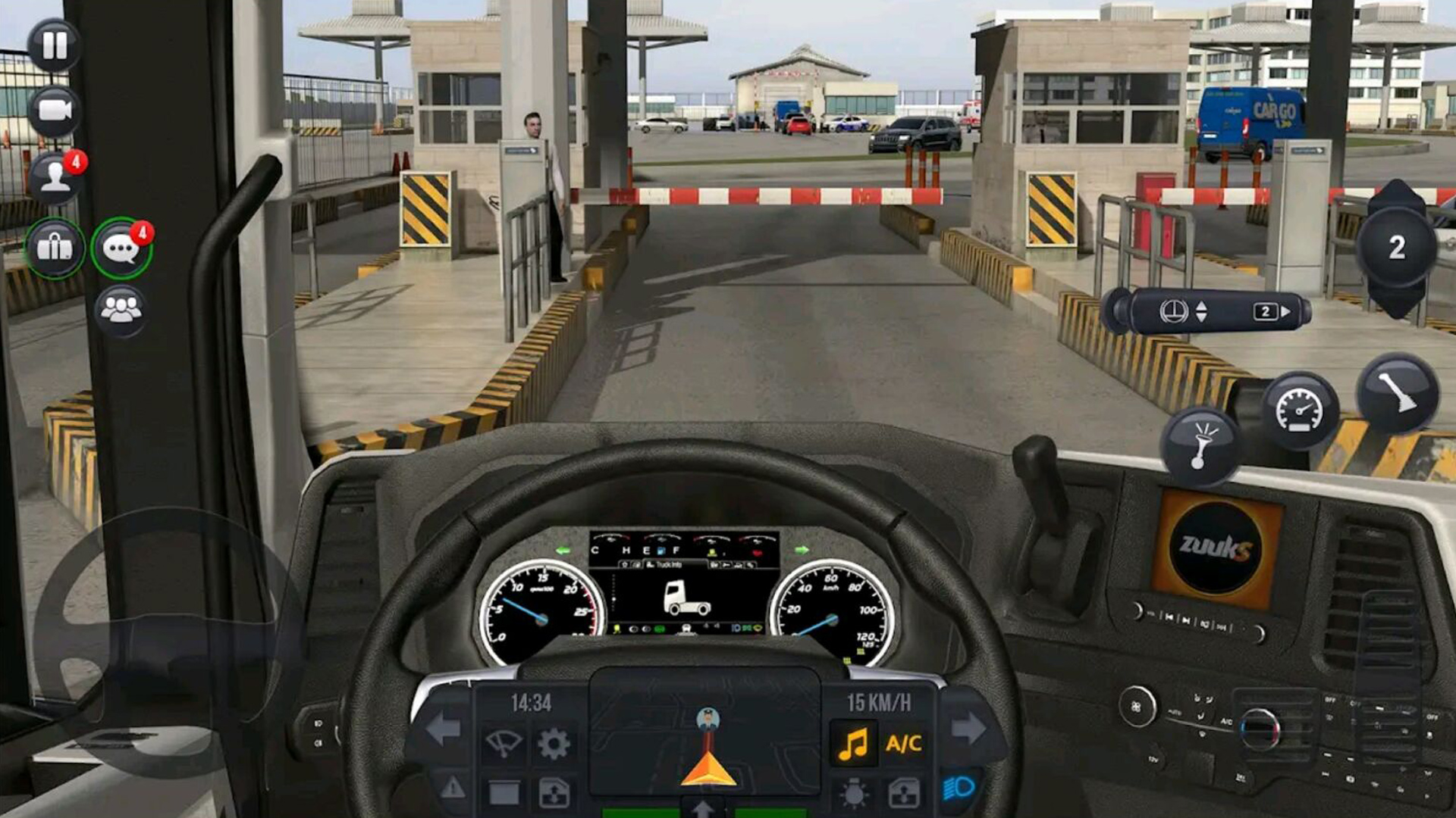 3D運(yùn)輸卡車駕駛游戲安卓版截圖4