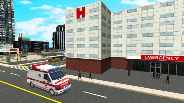 救護(hù)車醫(yī)院停車場游戲版(Ambulance Hospital Parking)截圖3