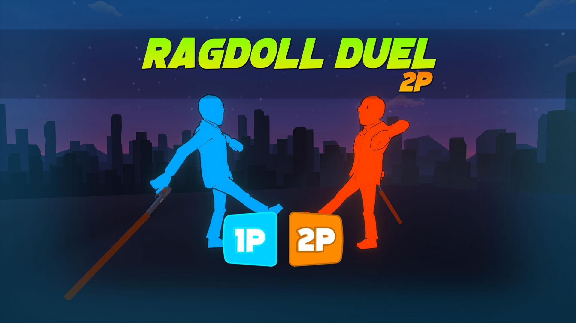 2人火柴人对决游戏版（Ragdoll Duel 2P）截图1: