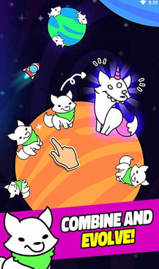 向銀河進化游戲安卓版(Evolution Galaxy)截圖2
