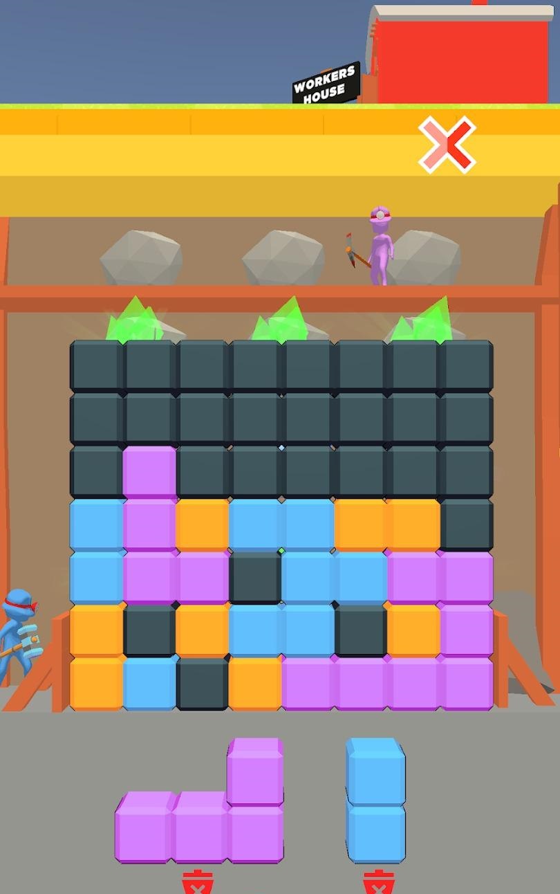 礦山探險(xiǎn)家游戲版（Block Land Idle Arcade-Idle）截圖1