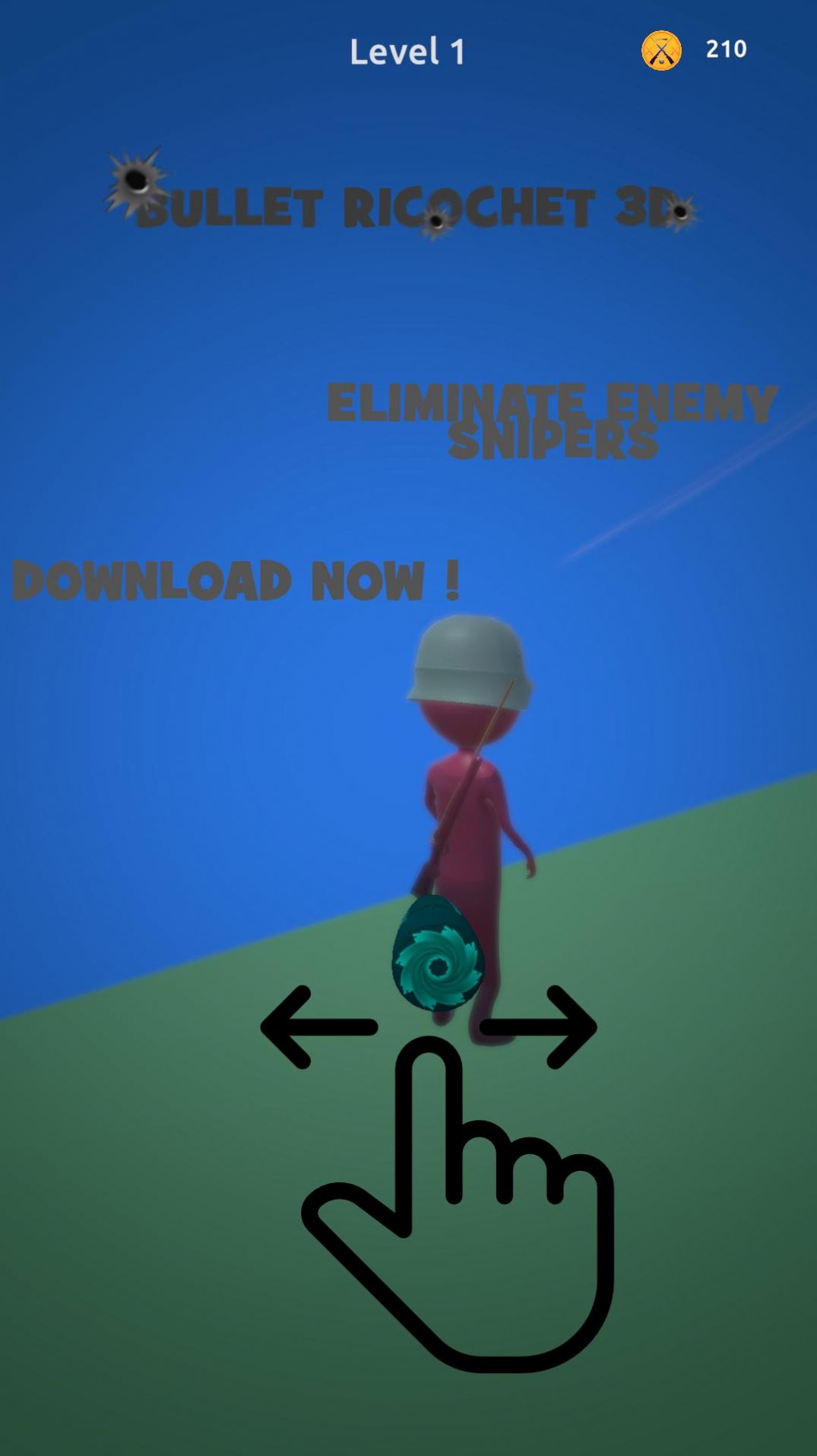 子彈跳彈3D游戲安卓版（Richochet）截圖4