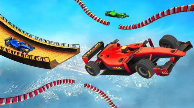 超級方程式賽車特技游戲安卓版（Formula Mega Ramp Car Stunts）截圖4