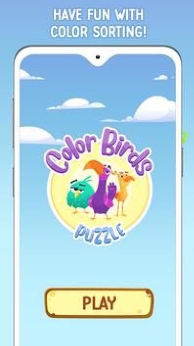 彩色小鳥分類拼圖游戲安卓版（Color Birds Sorting Puzzle）截圖3