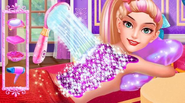 粉紅公主時尚沙龍游戲手機版（Pink Princess Fashion Salon）截圖1