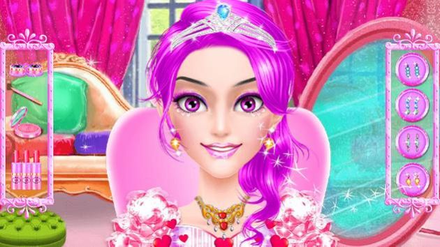 粉紅公主時尚沙龍游戲手機版（Pink Princess Fashion Salon）截圖3