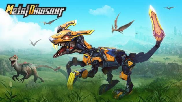 金屬恐龍怪獸大戰(zhàn)游戲中文手機版（Metal Dinosaur Monster War）截圖3
