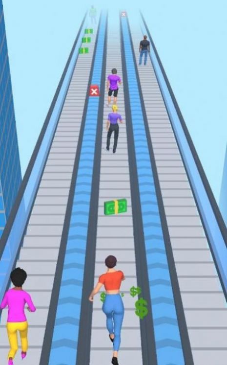 电梯跑酷3D游戏安卓版(Escalator Rush 3D)截图4: