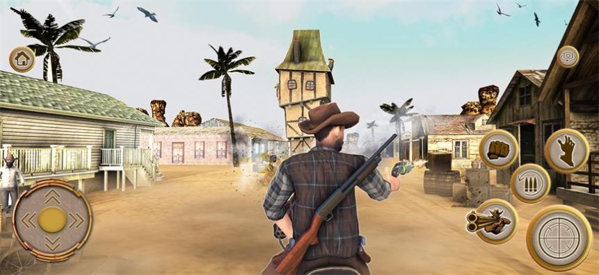 西部狂野牛仔射擊游戲安卓版（Western Cowboy Gun Shooting）截圖2
