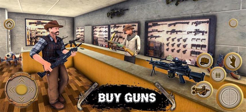 西部狂野牛仔射擊游戲安卓版（Western Cowboy Gun Shooting）截圖4