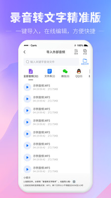 錄音轉(zhuǎn)文字精準(zhǔn)版軟件下載最新版截圖1