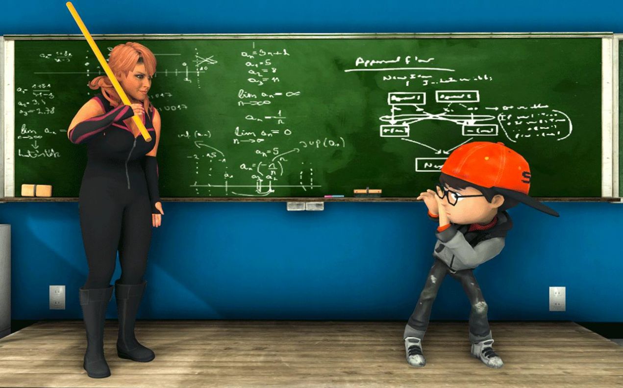 整蠱老師3d游戲中文版（Scary Evil Teacher 3D ）截圖2