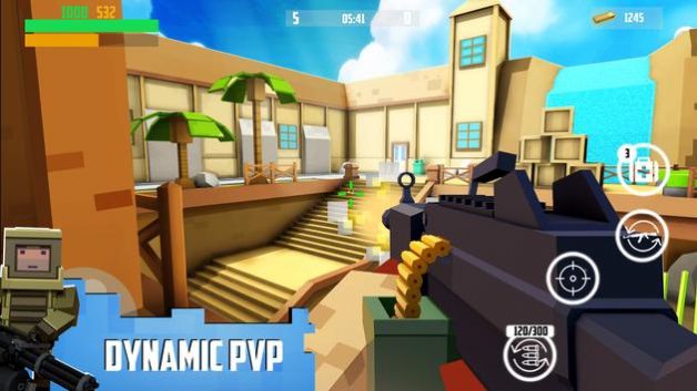 方塊槍戰(zhàn)PVP射擊游戲中文手機版截圖3