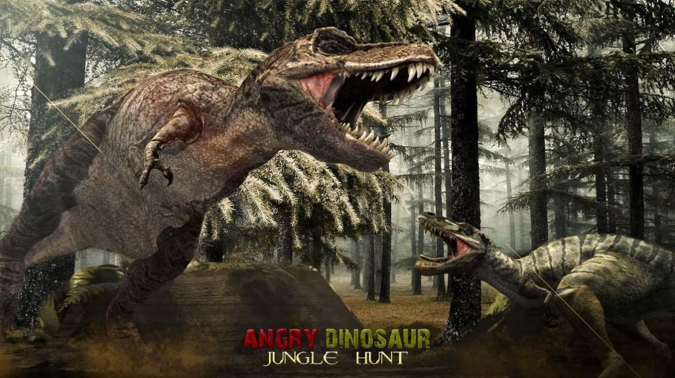 憤怒恐龍獵人霸王龍游戲中文版（Angry Dinosaur Jungle Attack ）截圖1