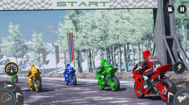 自行车赛车摩托骑士游戏安卓版（Bike Racing Moto Rider Game）截图1: