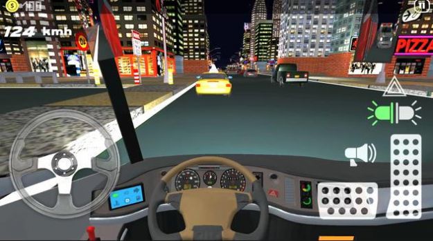 夜班公交車司機游戲安卓版（Bus Driver Night Shift）截圖2