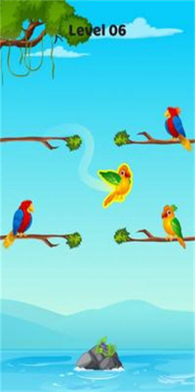 鳥類顏色排序游戲版截圖1