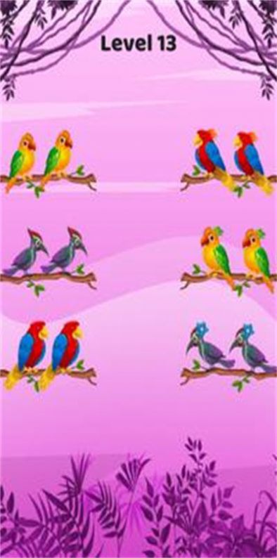 鳥類顏色排序游戲版截圖2
