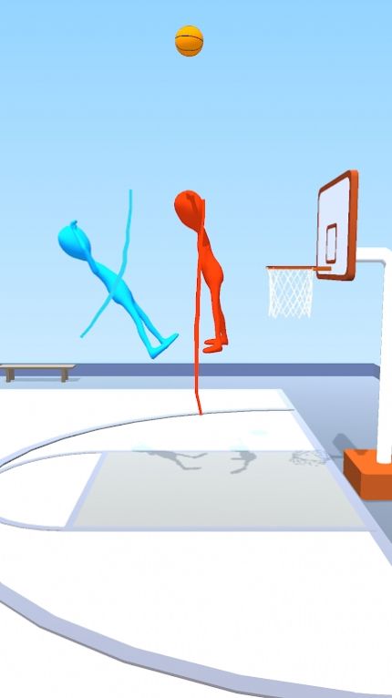 畫線投射3D游戲安卓版（Draw Basket）截圖2