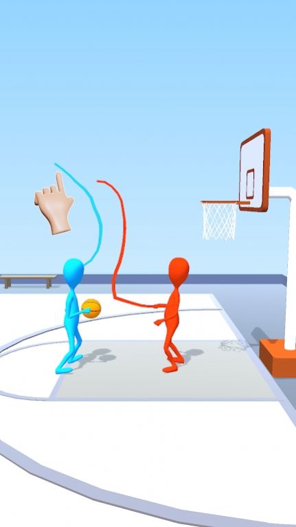 畫線投射3D游戲安卓版（Draw Basket）截圖4