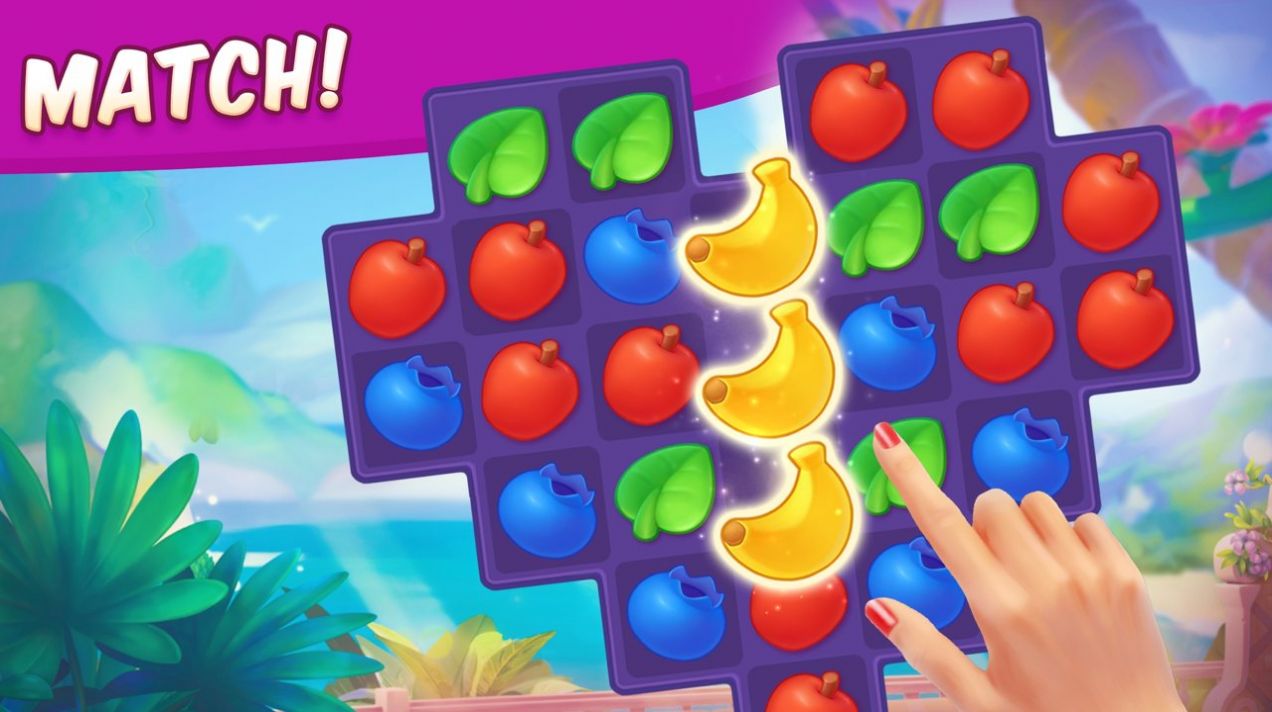 第3場比賽和寶石游戲安卓版（Tropicmania）截圖3