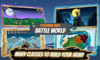 火柴人戰(zhàn)爭戰(zhàn)斗世界游戲安卓版（Stickman War Battle World）截圖2
