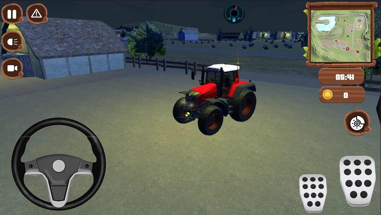 拖拉機(jī)運(yùn)送干草游戲安卓版（Tractor Simulator）截圖4