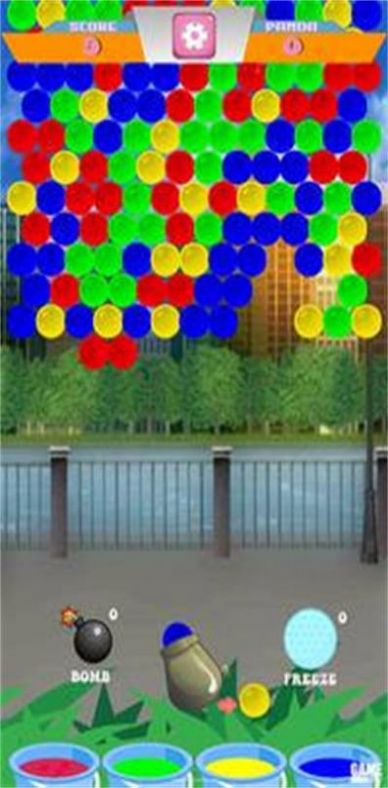 多彩泡泡射手游戲安卓版（Bubble Shooter Panda Rescue）截圖1