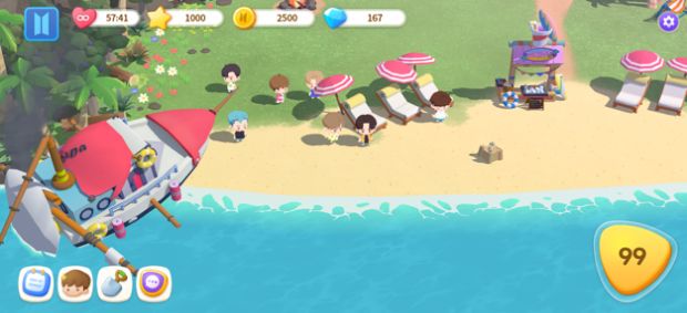 BTS Island游戲版截圖4
