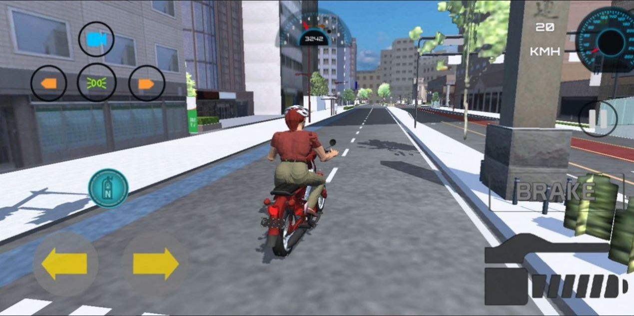 城市摩托模擬駕駛3D游戲手機(jī)版（IndianBikeGame3D）截圖1