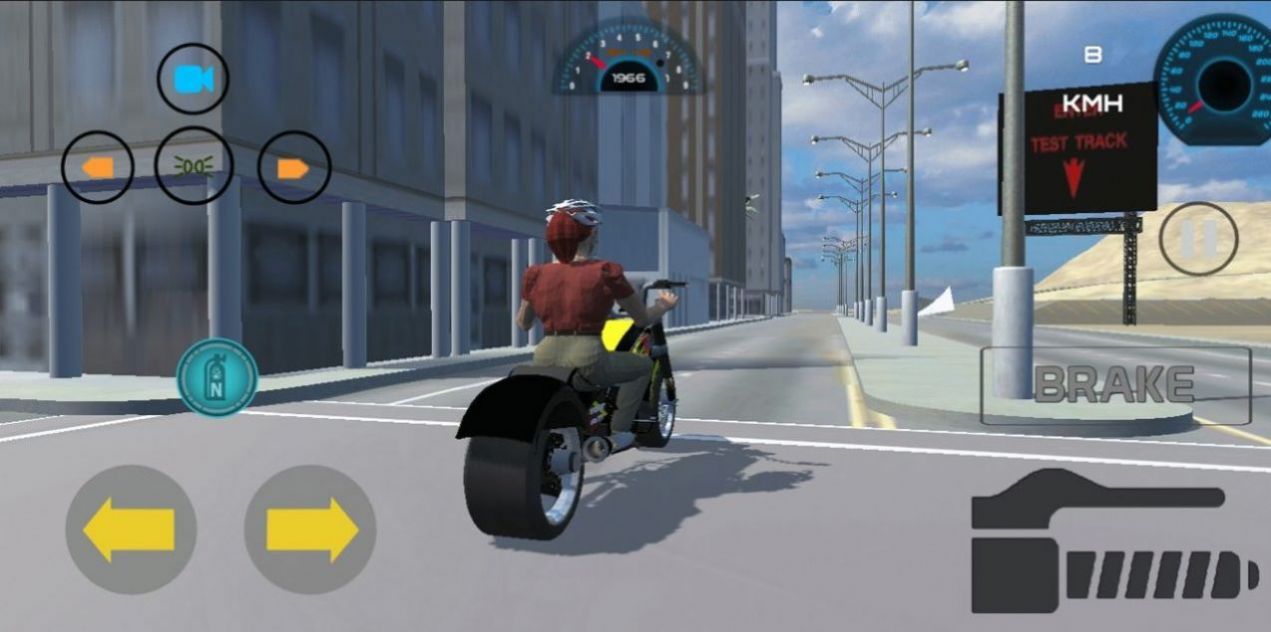 城市摩托模擬駕駛3D游戲手機(jī)版（IndianBikeGame3D）截圖2