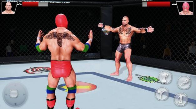 超級(jí)明星拳擊手戰(zhàn)斗游戲安卓版（MMA Real Fight Fighting Games 2019test）截圖1