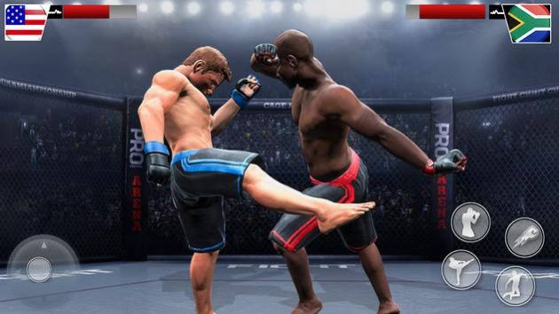 超級(jí)明星拳擊手戰(zhàn)斗游戲安卓版（MMA Real Fight Fighting Games 2019test）截圖4