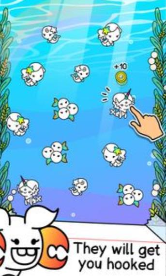 美人魚進(jìn)化游戲安卓版（Mermaid Evolution）截圖2