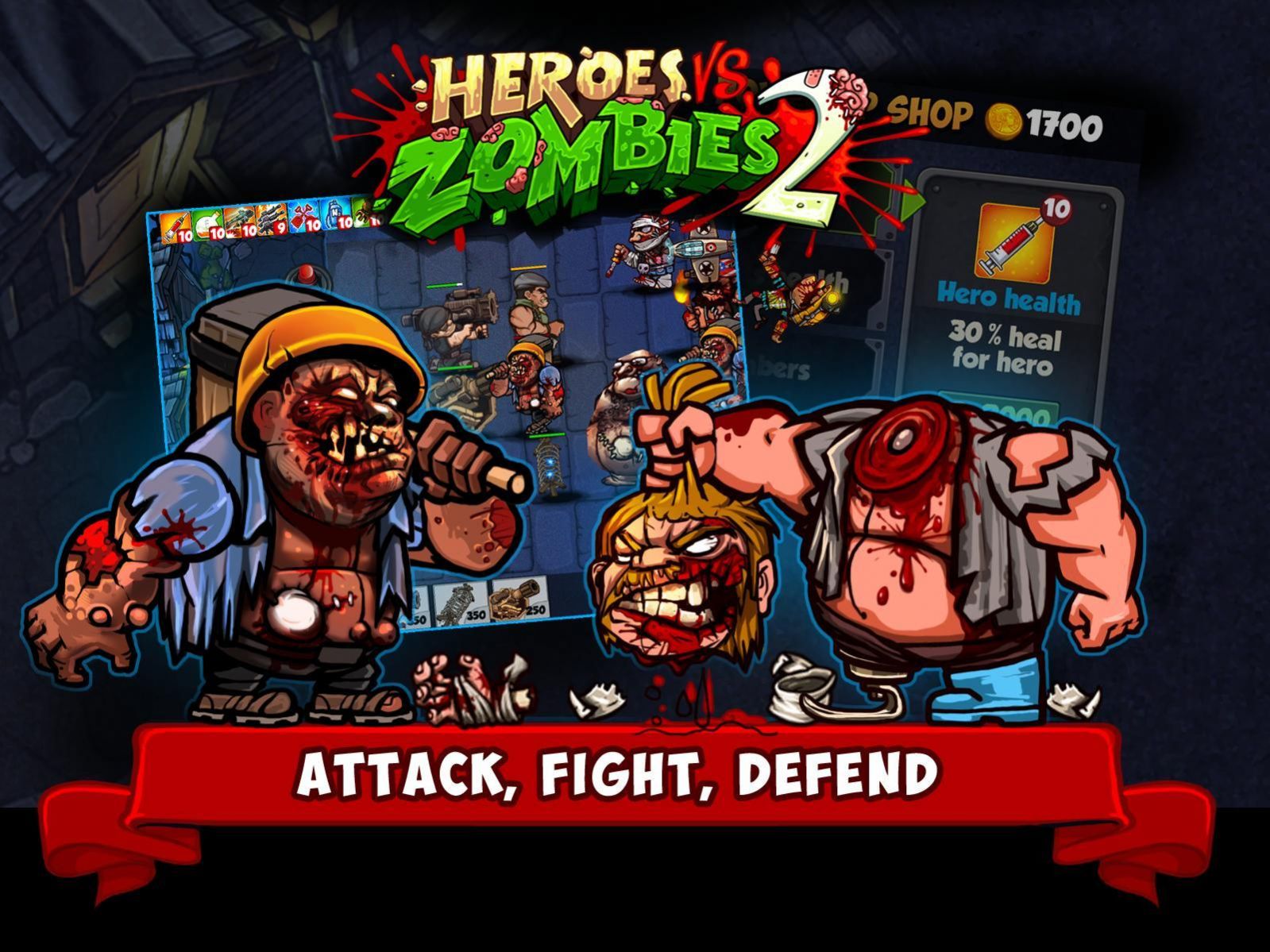 英雄僵尸戰(zhàn)爭2游戲安卓版（Humans VS Zombies 2）截圖1