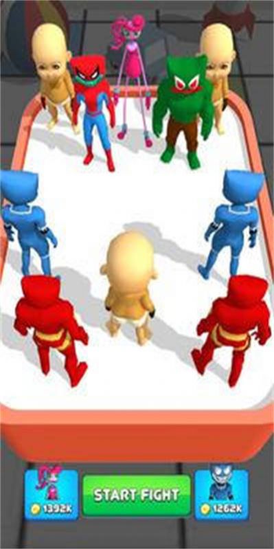 超級(jí)英雄怪物合并大師游戲中文版（Superhero Monster Merge Master）截圖4