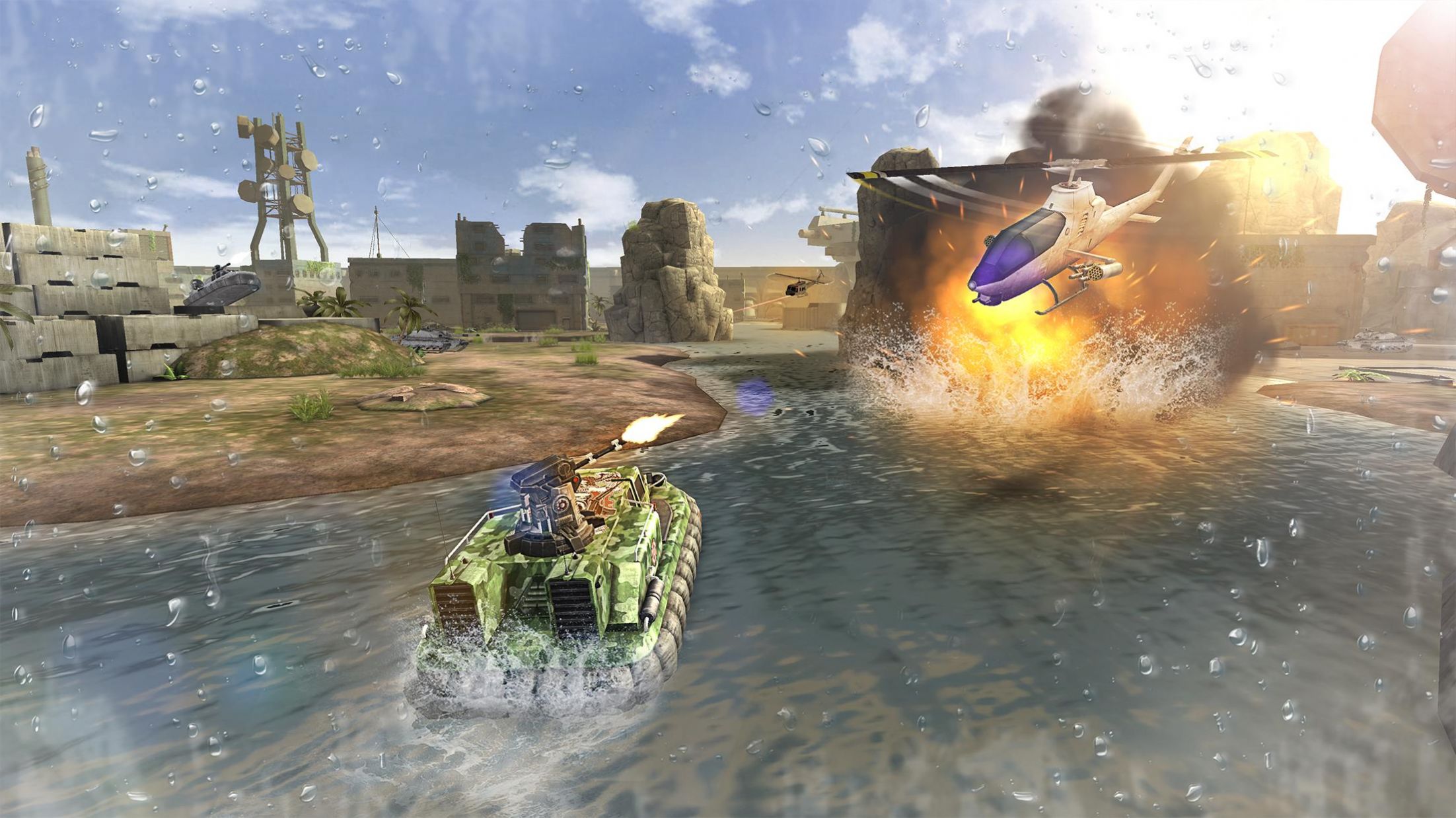 飛機(jī)坦克戰(zhàn)爭游戲安卓版（Massive Warfare Aftermath）截圖4