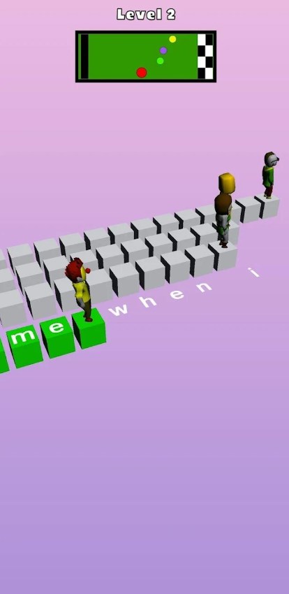 打字大師跑3D游戲最新版（Typeing Master Run 3D）截圖1