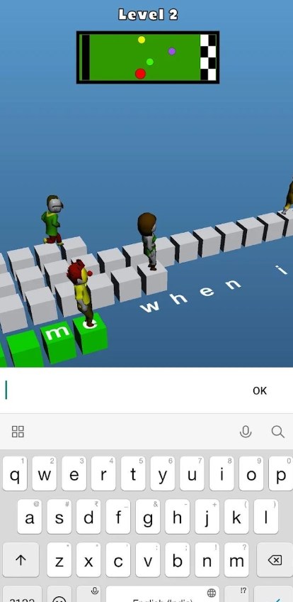 打字大師跑3D游戲最新版（Typeing Master Run 3D）截圖2