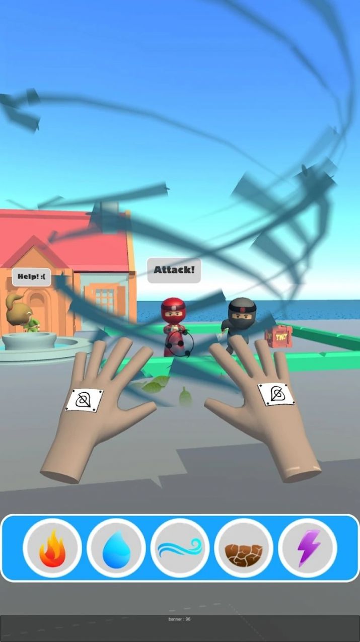 忍者魔法游戲手機(jī)版（Ninja Magic 3D）截圖1