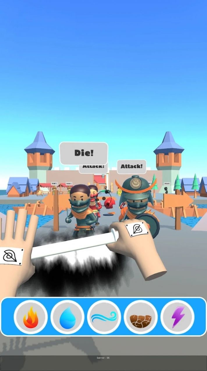 忍者魔法游戲手機(jī)版（Ninja Magic 3D）截圖2