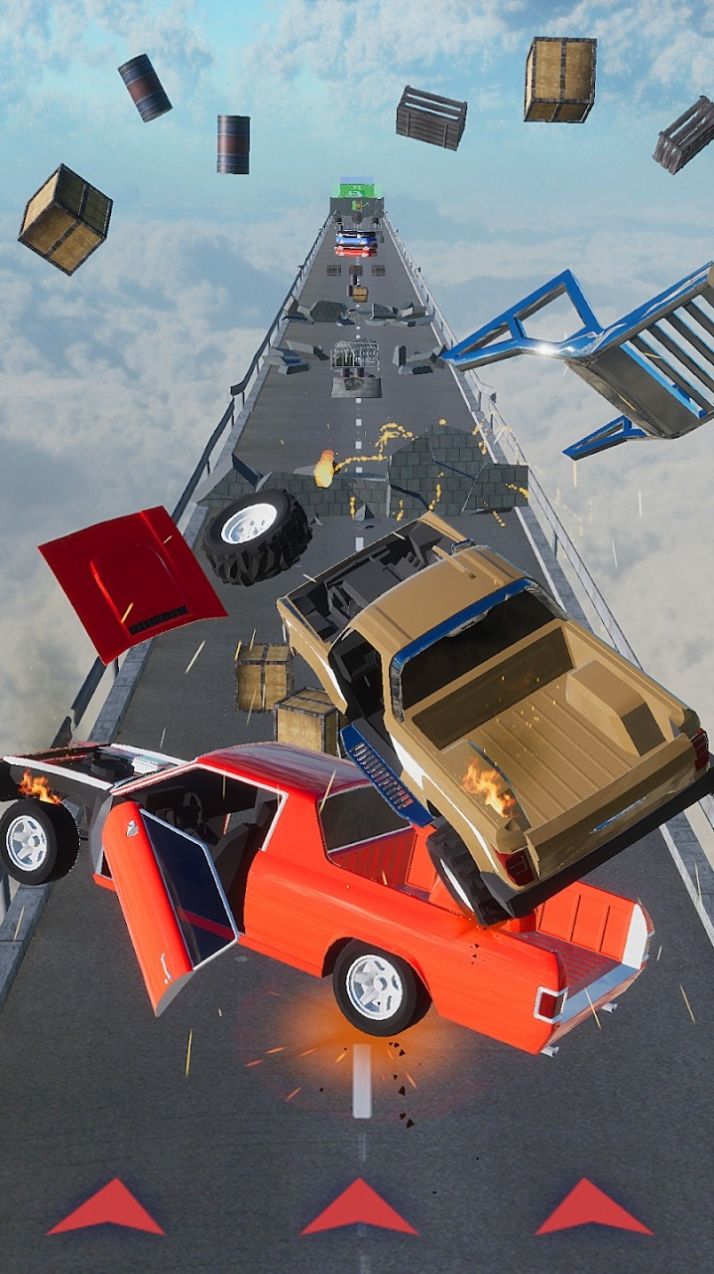 超級車禍特技坡道游戲版截圖3