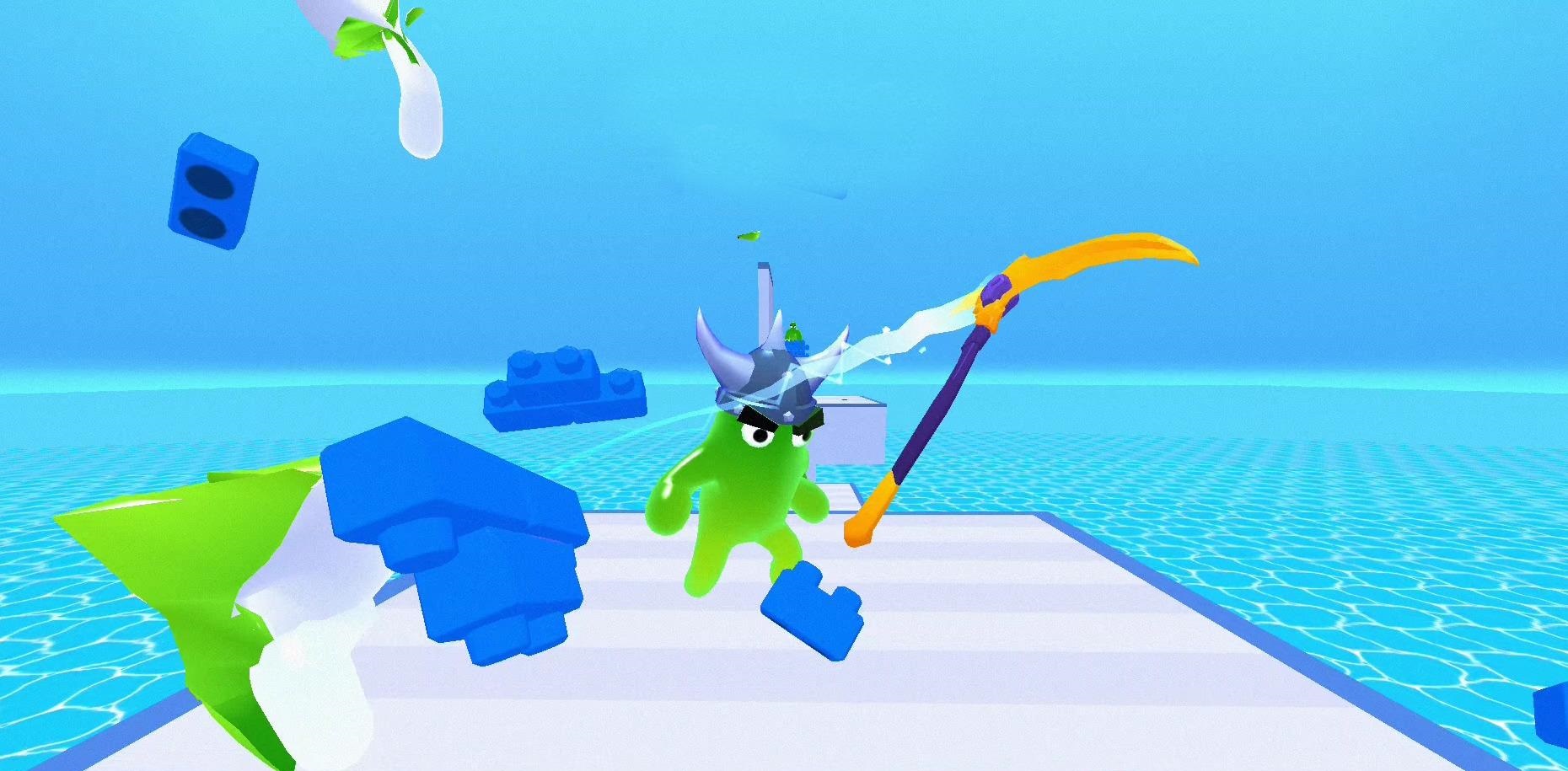 3D果凍人飛刀英雄游戲安卓版（Jelly Shoot 3D）截圖4