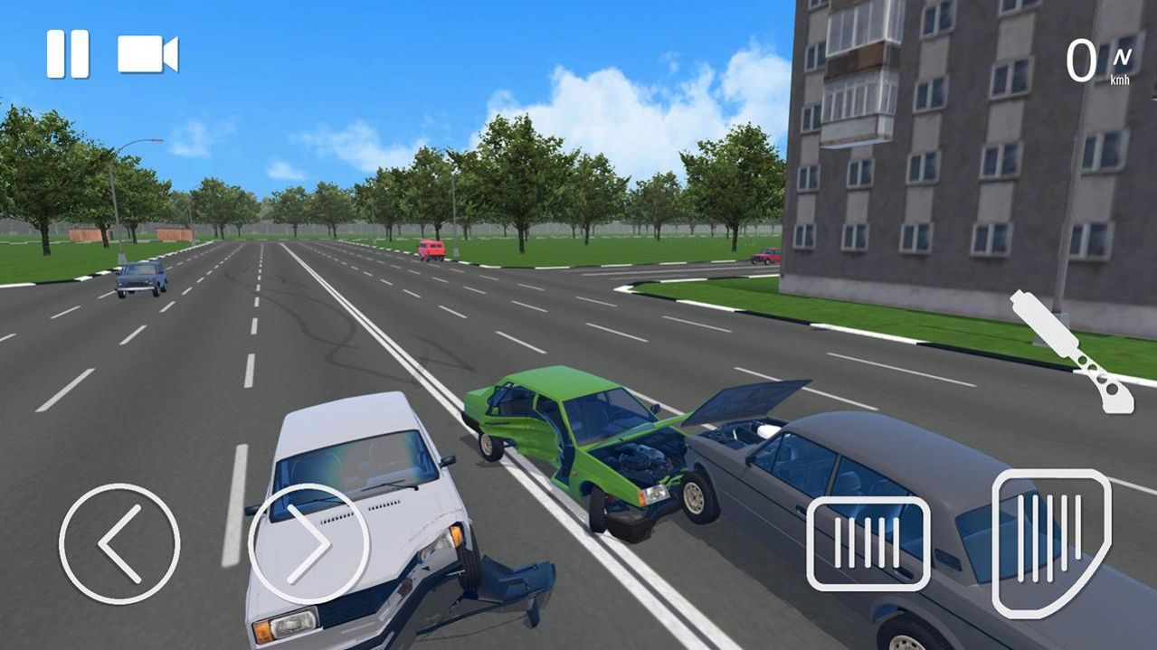 俄羅斯汽車碰撞模擬器游戲中文手機版截圖1